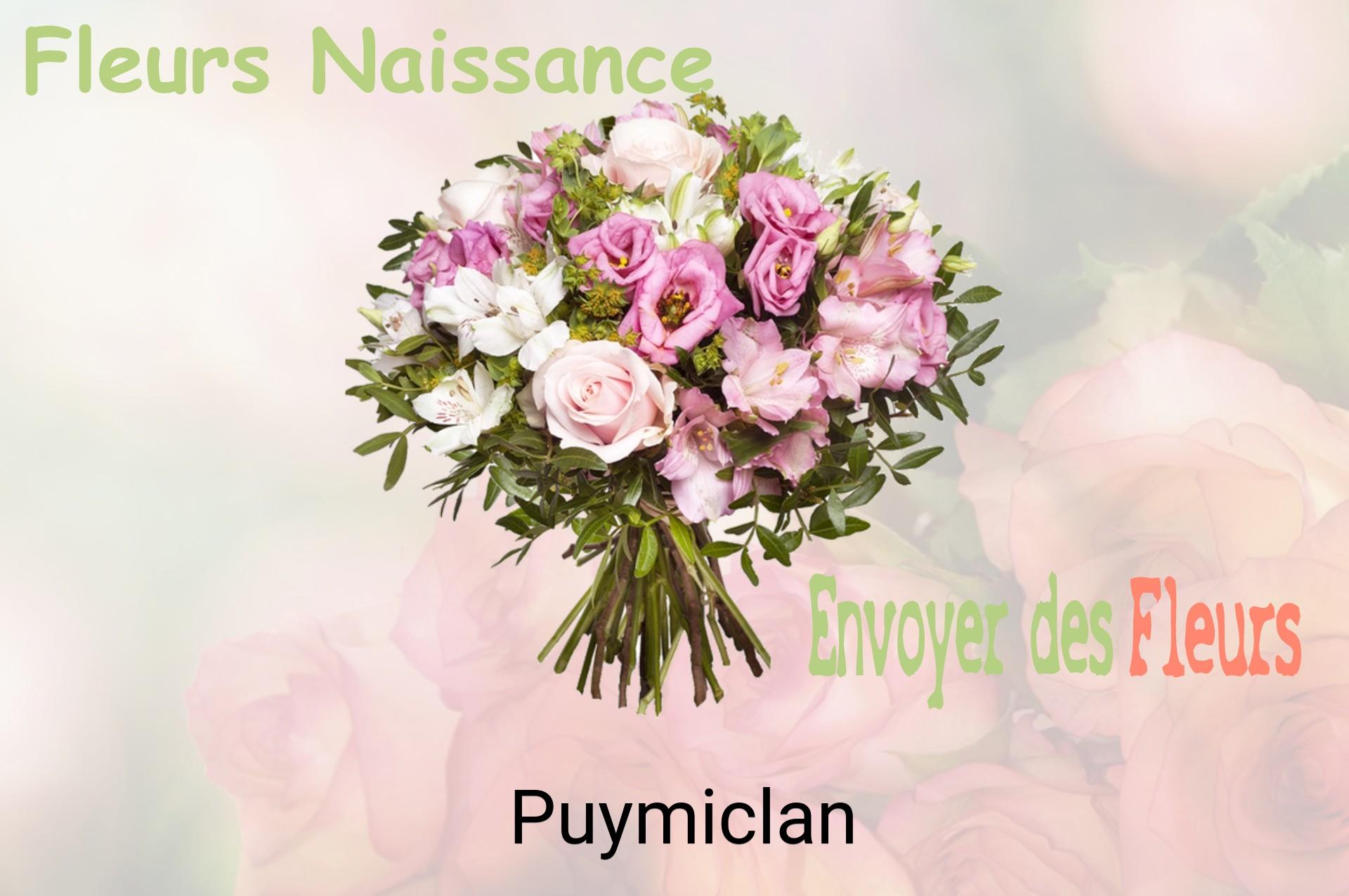 Bouquet de fleurs de naissance livré à Puymiclan